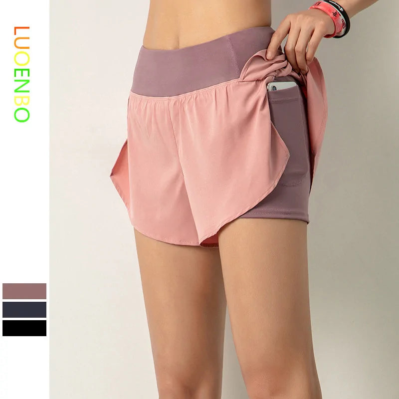 Gym Shorts Met Telefoon Zak - Vrouwen